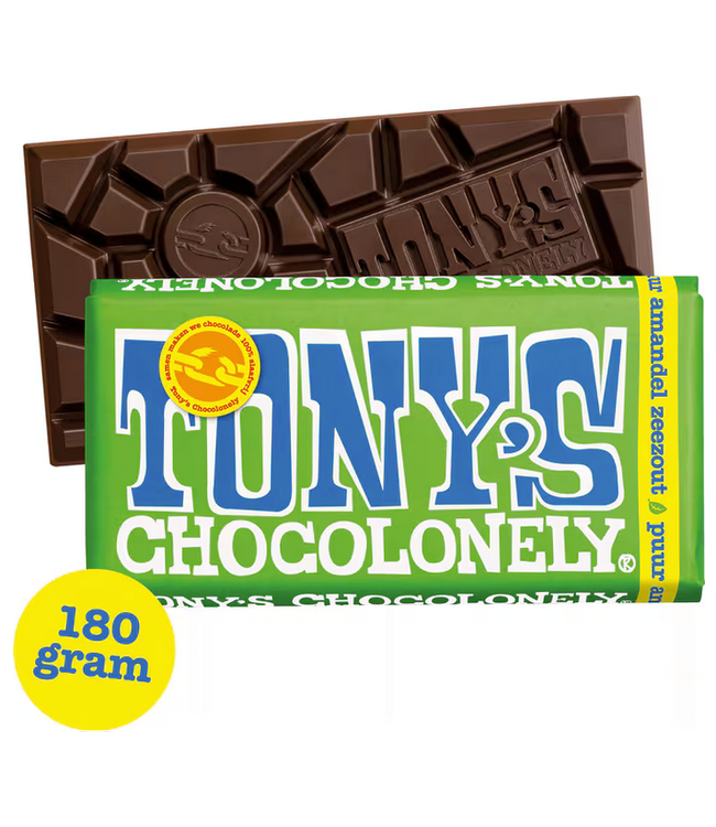 Tony's Chocolonely Dark Almond Sea Salt