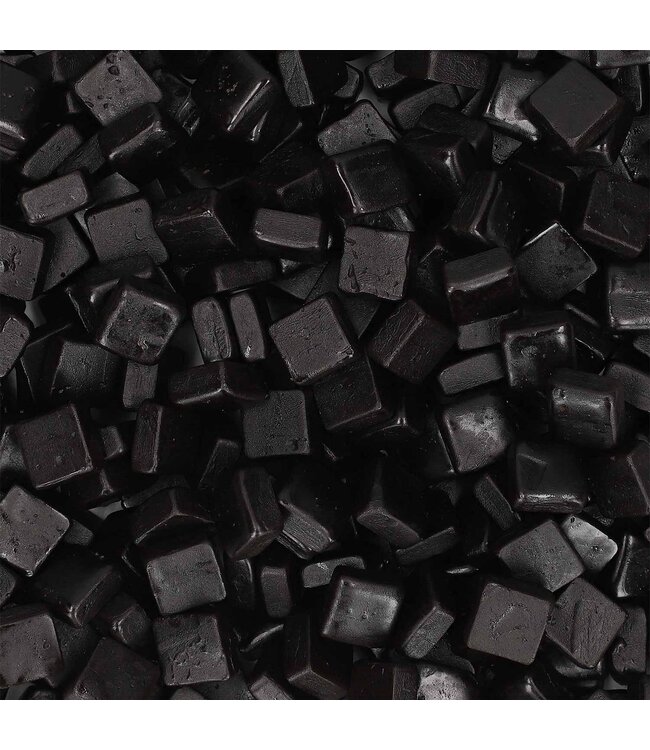 SP:deBron Salty Licorice Squares 1kg Sugar Free