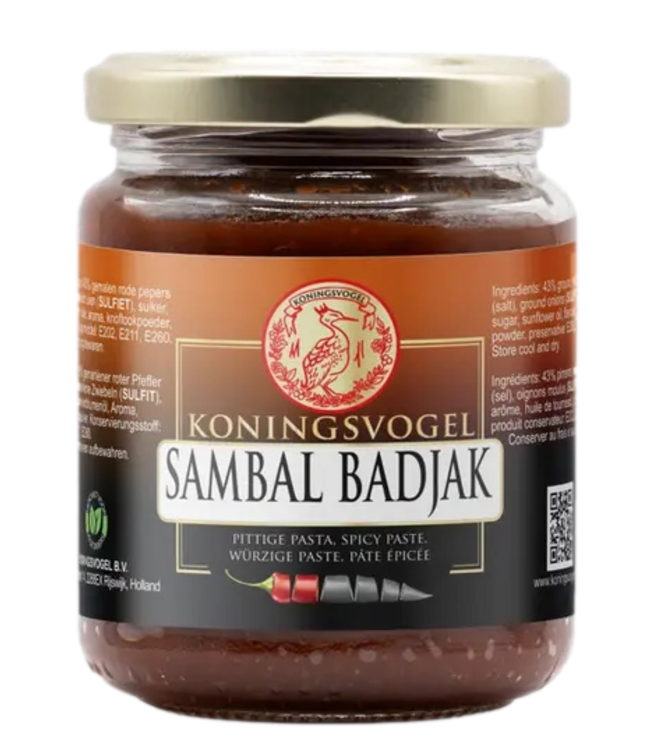 Koningsvogel Sambal Badjak 280g