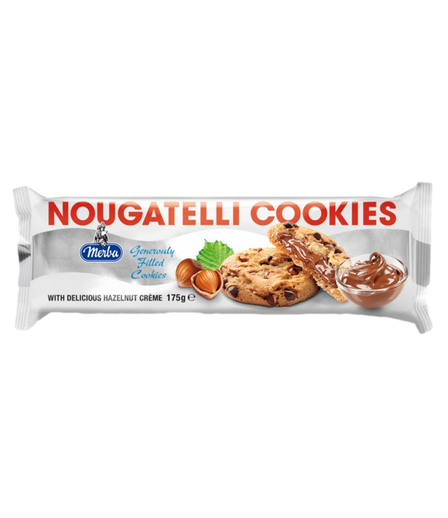 Merba Nougatelli Cookies 175g
