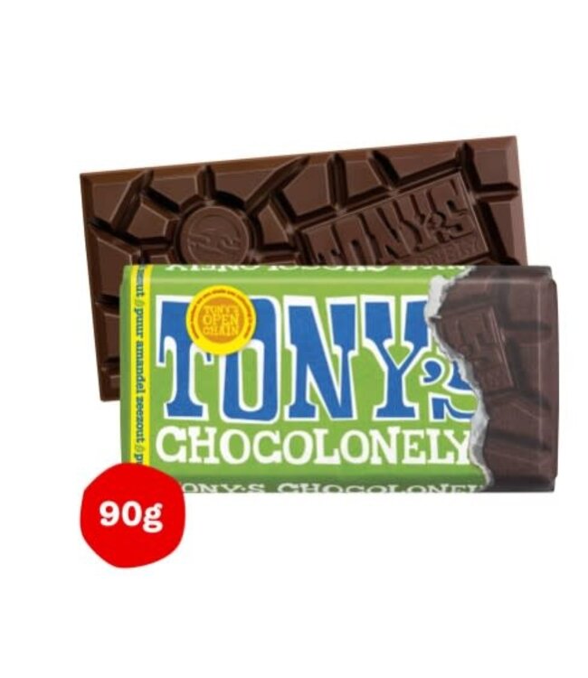 Tony's Chocolonely Dark Almond Sea Salt 90g