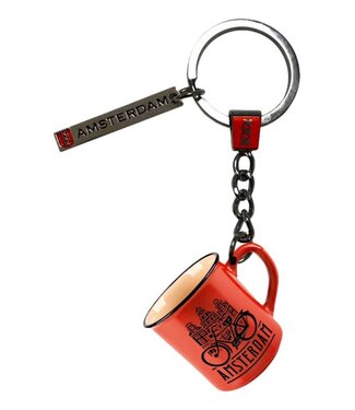 Red Mini Camp Mug Keychain