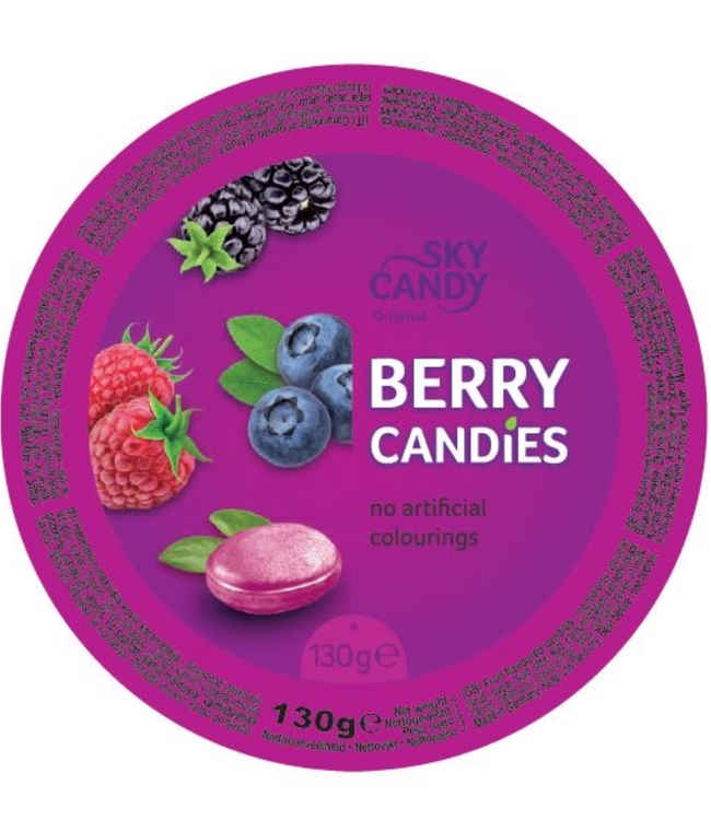 Berry Sky Candy Tins 130g