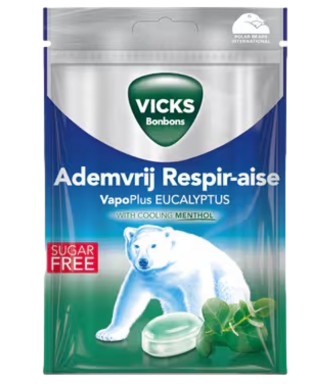 Vicks Eucalyptus Sugar Free 72g