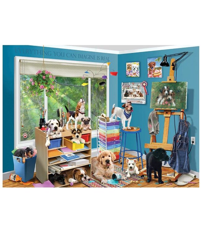 Studio Pups Puzzle 1000pc (LB)