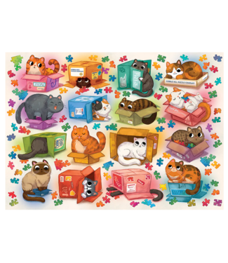 Cats vs Plants Puzzle 1000pc (LB)