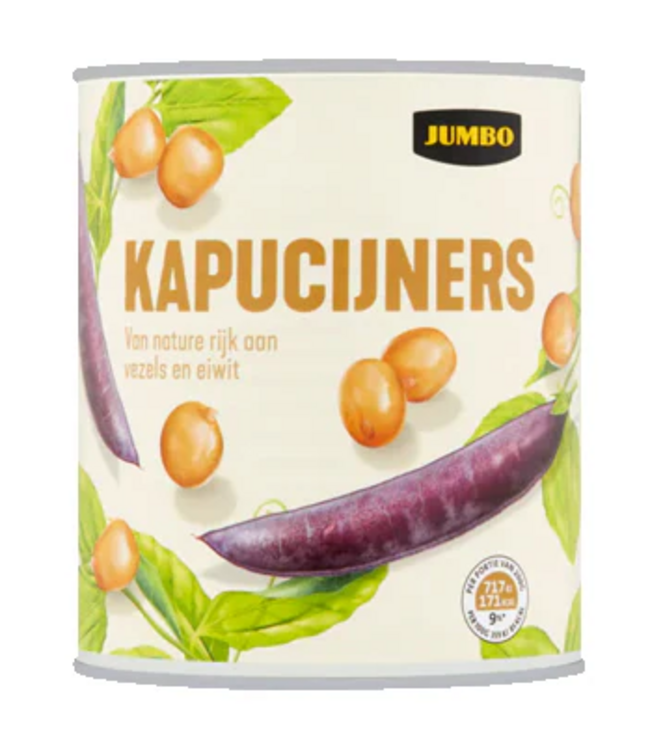 Jumbo Kapucijners 800g Tin