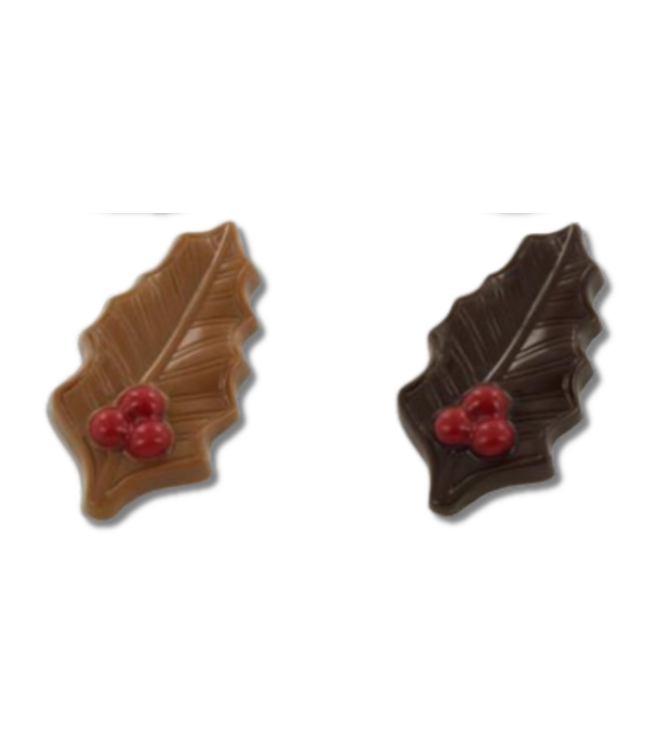 Milk & Dark Chocolates Holly 150g
