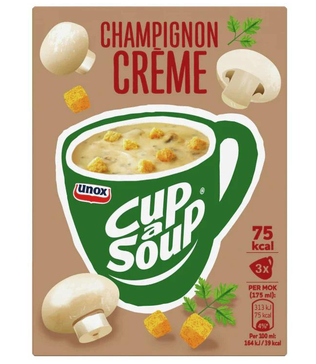 Unox Mushroom Cup a Soup (3pk)