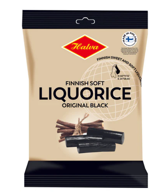 Halva Finnish Soft Sweet Licorice 200g