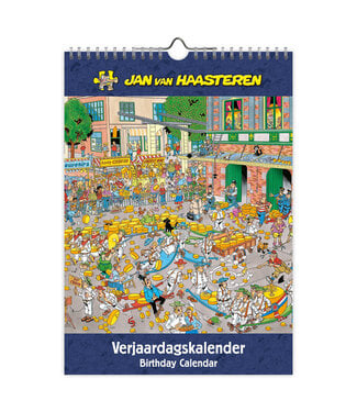 Jan Van Haasteren Perpetual Birthday Calendar (29H x 21W cm)