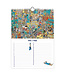 Jan Van Haasteren Perpetual Birthday Calendar  (25H x 18W cm)