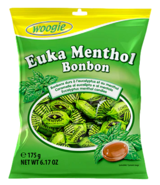 Woogie Eucalyptus Menthol 175g