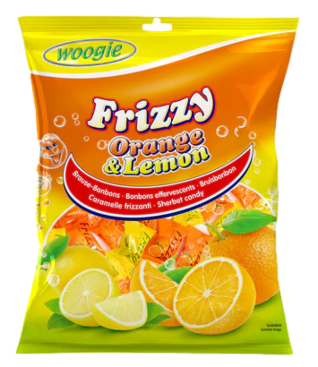 Woogie Frizzy Orange & Lemon 170g