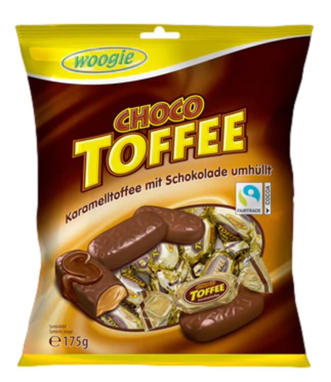 Woogie Caramel Chocolate Toffee 175g