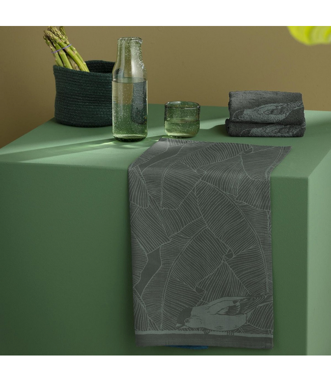 TEA Towel Birdie Green DDDDD