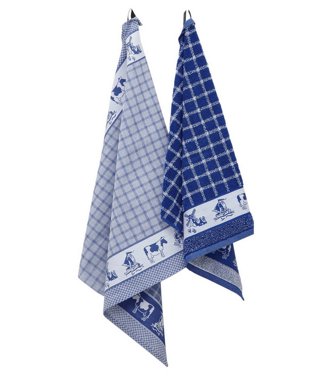 TEA Towel  Dutchie Blue DDDDD