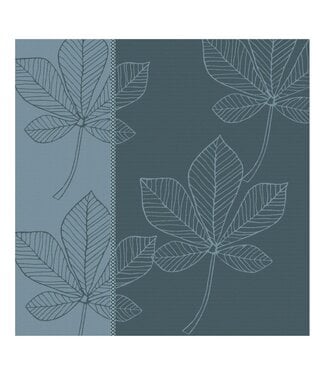 TEA Towel Leaves Atlantic Blue DDDDD