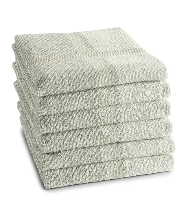 Hand Towel Madras Cream DDDDD