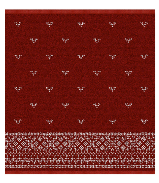 Hand Towel Fjord Red DDDDD