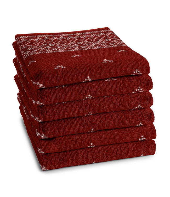 Hand Towel Fjord Red DDDDD