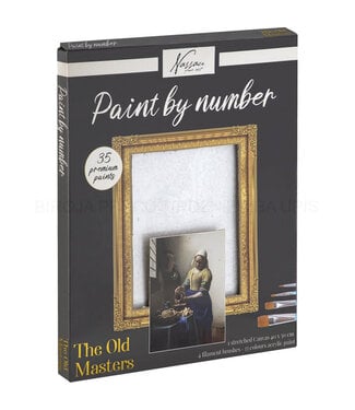 Paint by number - Vermeer Milkmaid