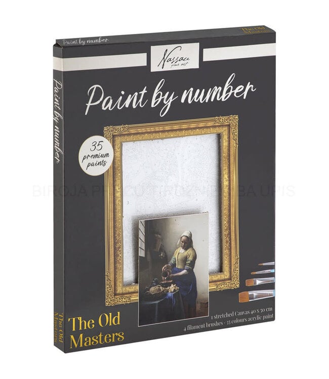 Paint by number - Vermeer Milkmaid