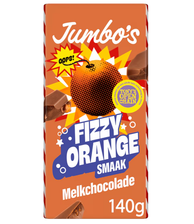 Jumbo Milk Chocolate Fizzy Orange