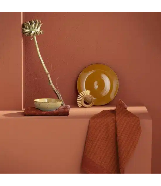 TEA Towel Petals Red DDDDD