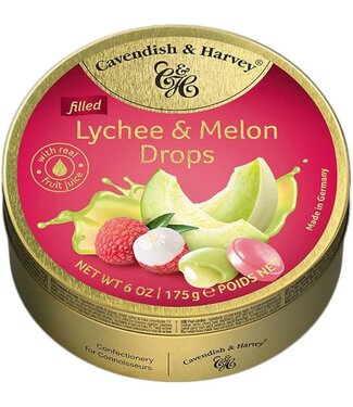 Cavendish Lychee and Melon Filled Drops