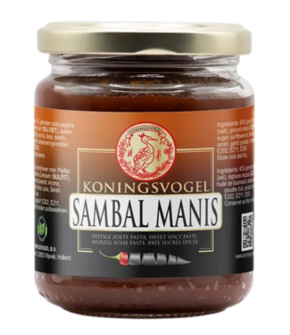 Koningsvogel Sambal Manis 280g