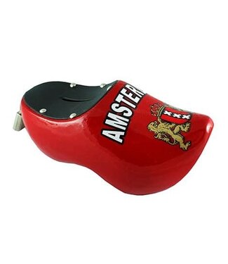 Amsterdam Wooden Shoe Money Bank