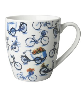 Heinen Delft Blue Bicycles Mug 200ml