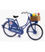 Blue Amsterdam Bike with Basket of Tulips