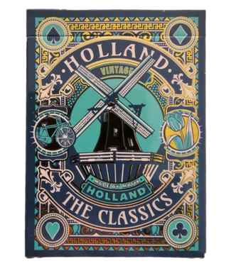 Holland Windmill Playing Cards - Green