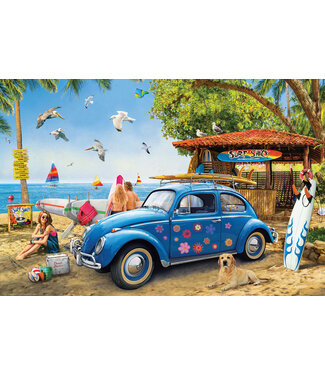VW Beetle Surf Shack Puzzle 1000pc