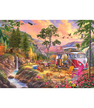 VW Campers Paradise Puzzle 1000pc