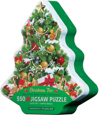 Christmas Tree  Tin Puzzle 550pc