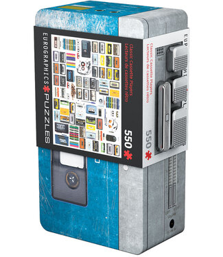 Classic Cassette Player Tin Puzzle 550pc