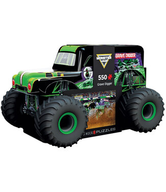 Monster Jam Grave Digger Tin Puzzle 550pc