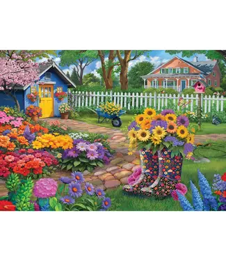 Flower Boots Cognitive Puzzle 48pc