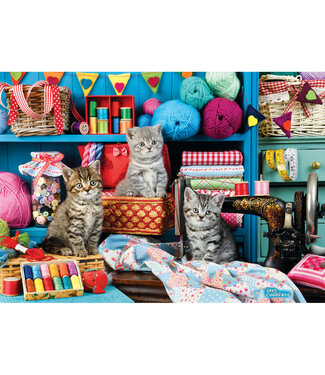 Sewing Room  Kittens Cognitive Puzzle 48pc