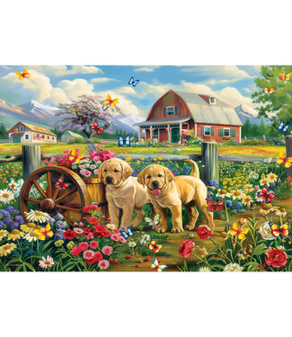 Puppy Spring Cognitive Puzzle 48pc