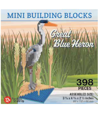 Great Blue Heron- Mini Building Blocks