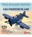 F4U Fighter Plane - Mini Building Blocks