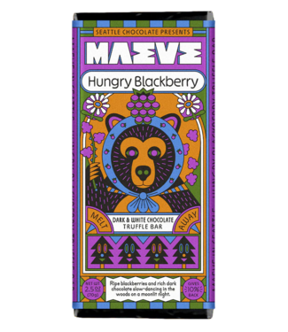 Hungry Black Berry Dark White Chocolate