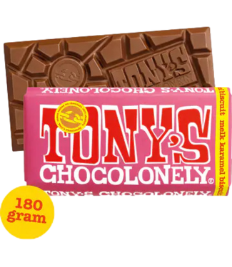 Tony's Chocolonely Milk Caramel Biscuit 180g