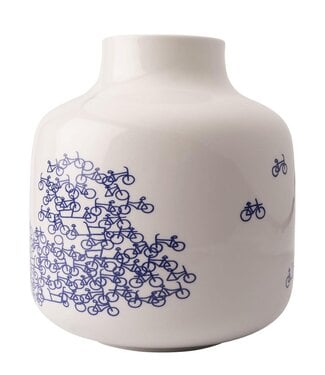 Delft Blue Bicycle Vase - 20cm