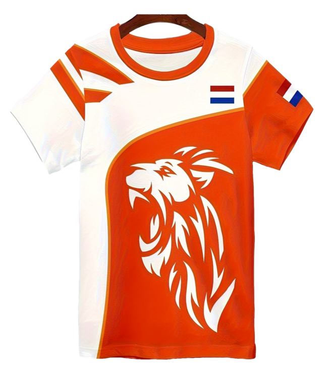 White Lion Crest Soccer Shirt