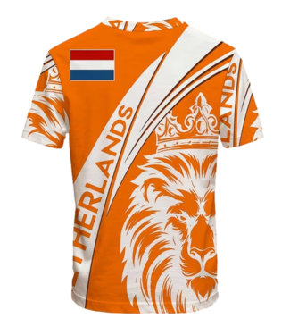 Royal Orange Fury Soccer Shirt